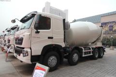 中国重汽 HOWO-T7H 390马力 8X4 混凝土搅拌车