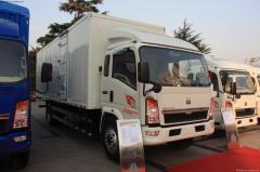 中国重汽 HOWO中卡 160马力 4X2 厢式载货车(ZZ5167XXYG5615C1)
