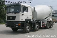 陕汽 德龙F3000 375马力 8X4 混凝土搅拌车(加长平顶)(SX5315GJBJT346)