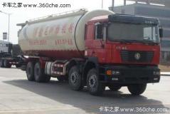 陕汽 德龙F2000 270马力 8X4 粉粒物料车(SX5315GFLNN456)