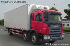 江淮 格尔发 200马力 6X2 冷藏车(HFC5255XLCK2R1LT)