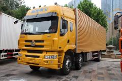 东风柳汽 霸龙重卡 245马力 6X2 排半厢式载货车(LZ1200M3CAT)