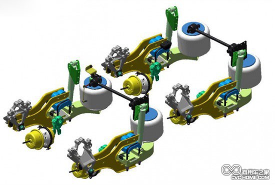 轻了180多公斤 麦克双Y型空气悬挂获奖 商用车之家