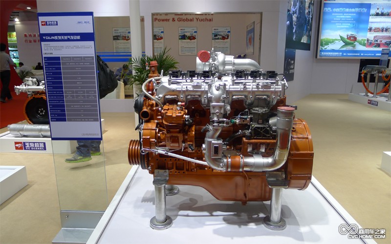 YC6JN系列天然气发动机 全图