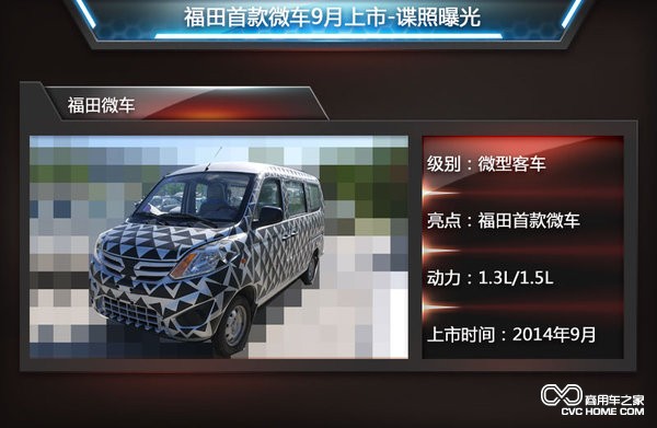 福田首款微面上市时间 商用车之家