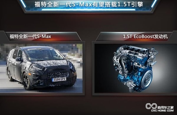 商用车之家讯 福特S-MAX搭载1.5T引擎