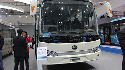 2015节能与新能源成果展 宇通ZK6115BEV1纯电动客车