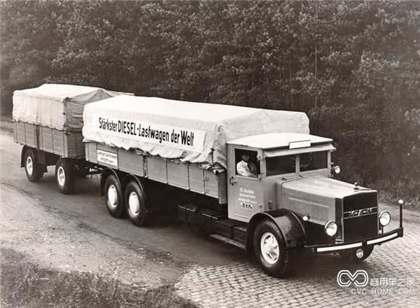 1932 年，搭载140 马力柴油发动机的S1H6 卡车。.jpg
